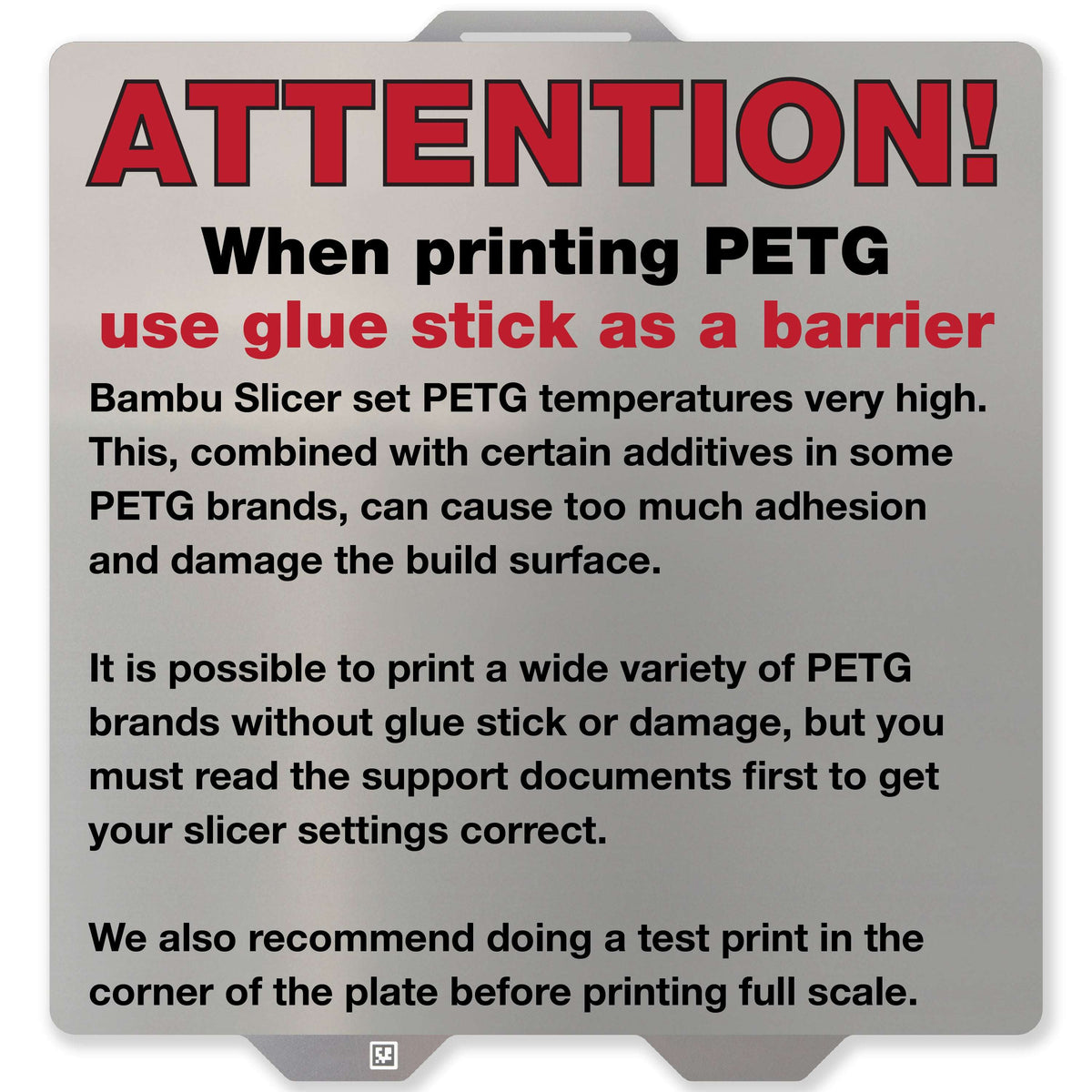 Wham Bam Flexi Plate with PEX Bambu Lab A1, X1 Series, P1 Series - 258 x 258