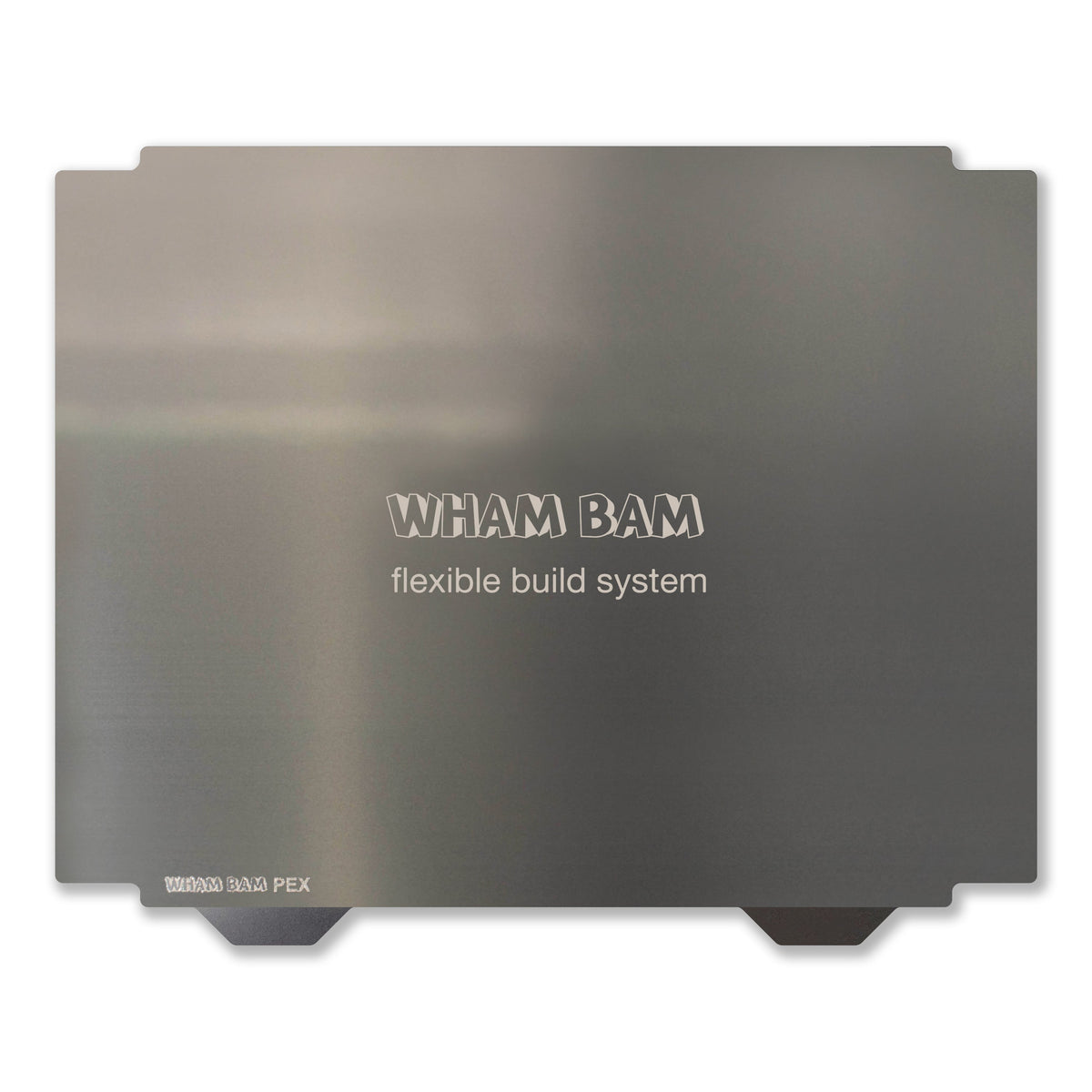 Wham Bam Flexi Plate with PEX UltiMaker S5 - 355 x 275 Cut Out Corners — view 1