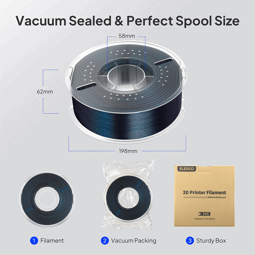 Elegoo Galaxy PLA Filament 1.75mm - 1kg (2.2lbs)