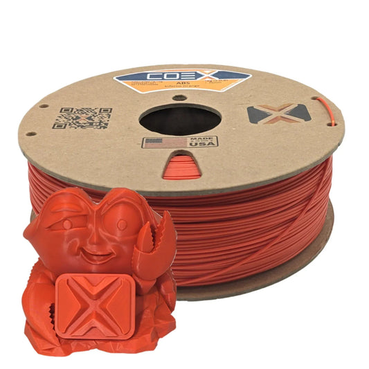 COEX 3D Inferno Orange ABS Prime 3D printer filament 1.75mm, image 2 of 3