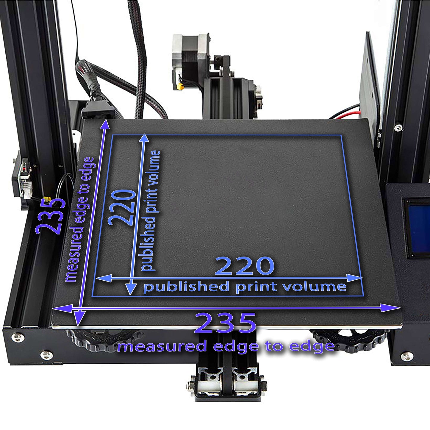 Wham Bam Flexi Plate with PEX QIDI TECH X-Max 3 - 330 x 330