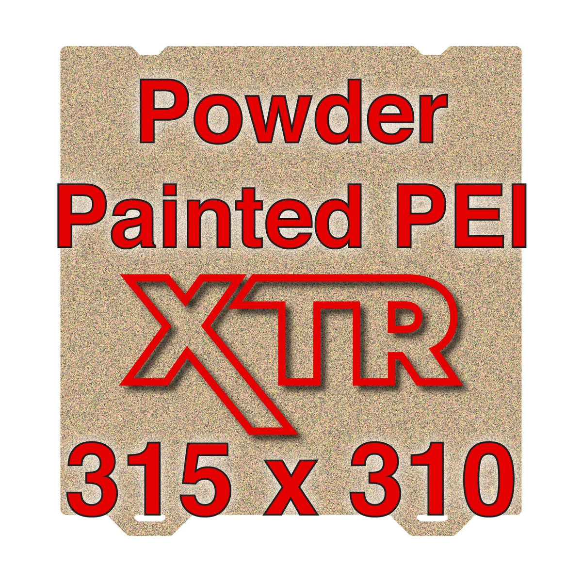 Wham Bam XTR Flexi Plate with Textured ULTEM PEI Creality K1 Max - 315 x 310