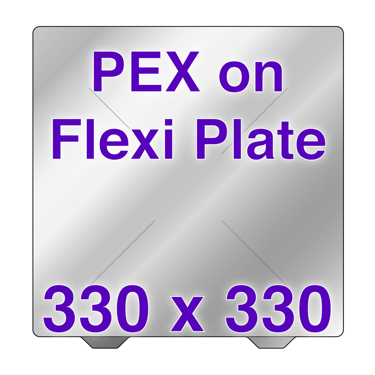 Wham Bam Flexi Plate with PEX QIDI TECH X-Max 3 - 330 x 330 — view 2