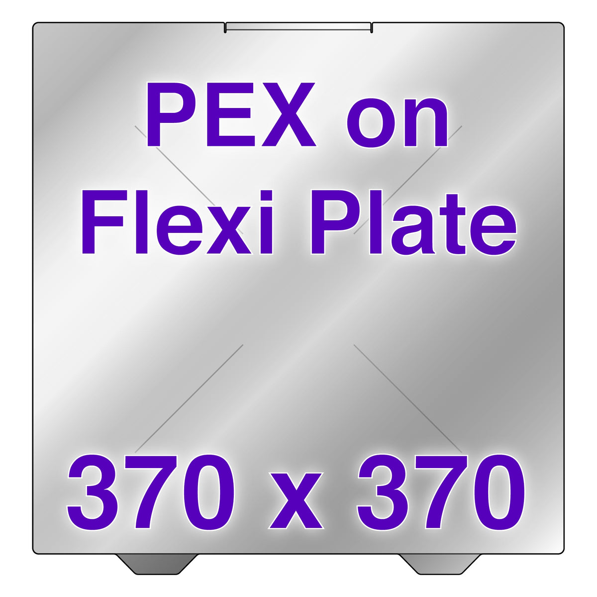 Flexi Plate with PEX - Creality K2 Plus - 370 x 370 by Wham Bam Systems – product photo 1