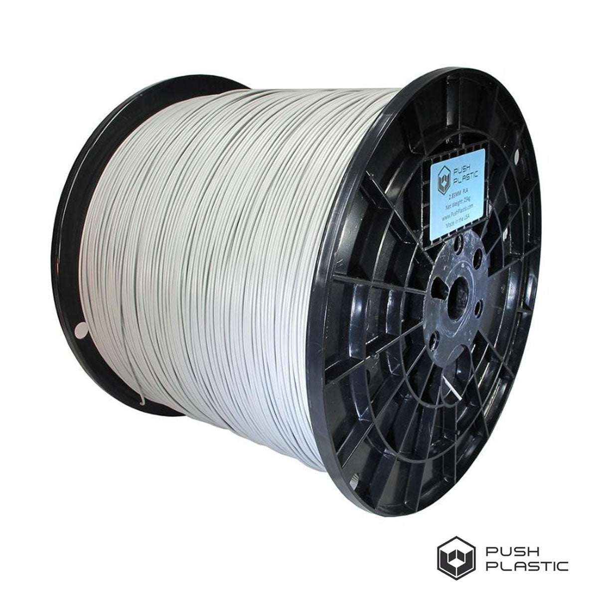 Push Plastic Bulk ABS Filament 2.85mm - 25kg (55.11lbs) - CONSUM3D