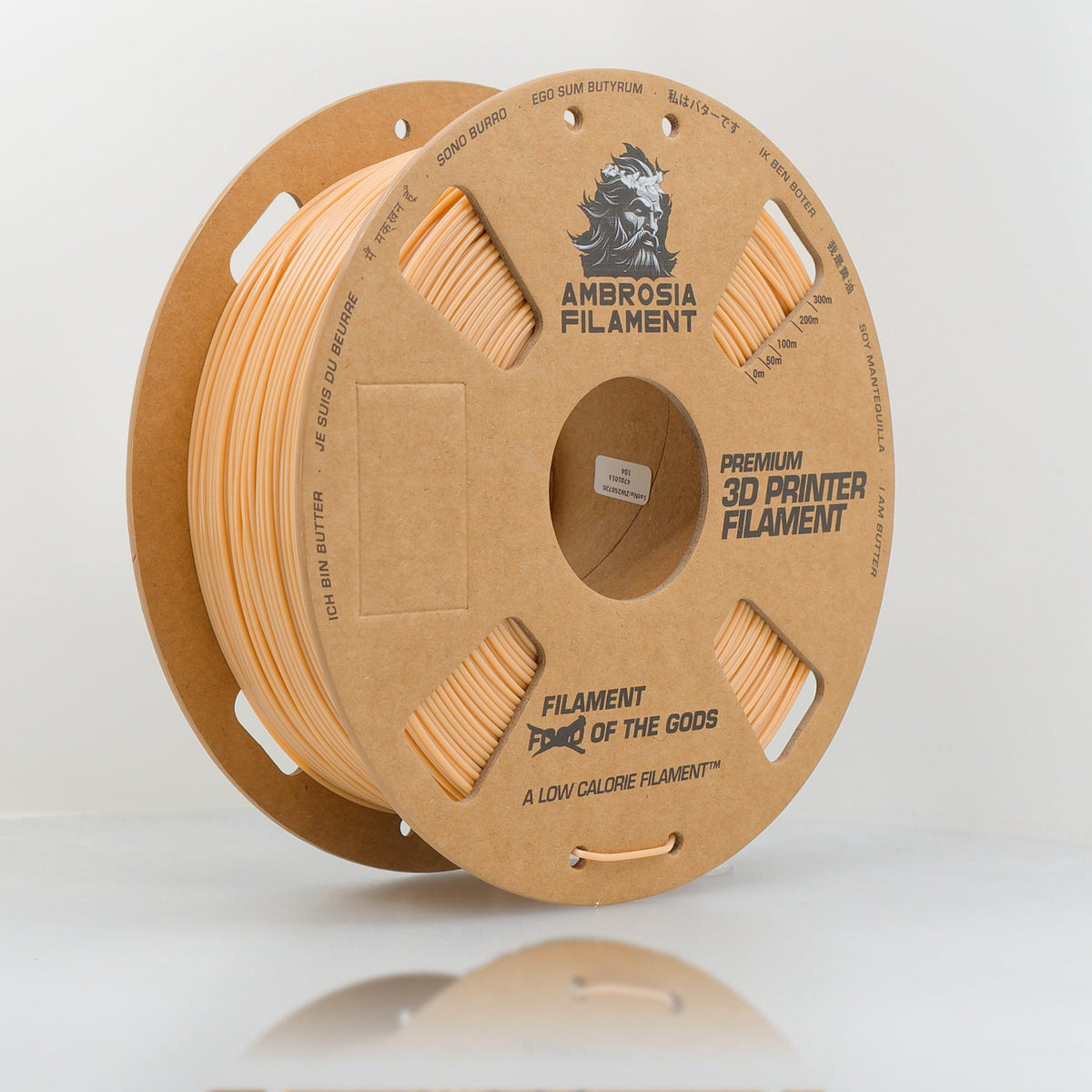 Ambrosia ASA filament in Skin (Light), 1kg AMS-friendly cardboard spool