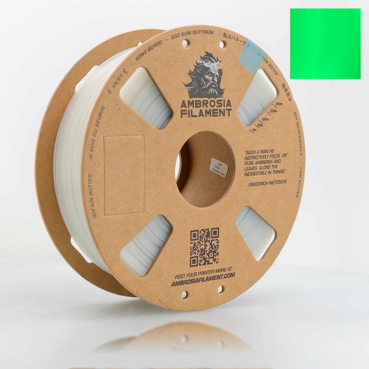 Ambrosia ASA Galactic glitter filament, 1kg AMS-friendly spool
