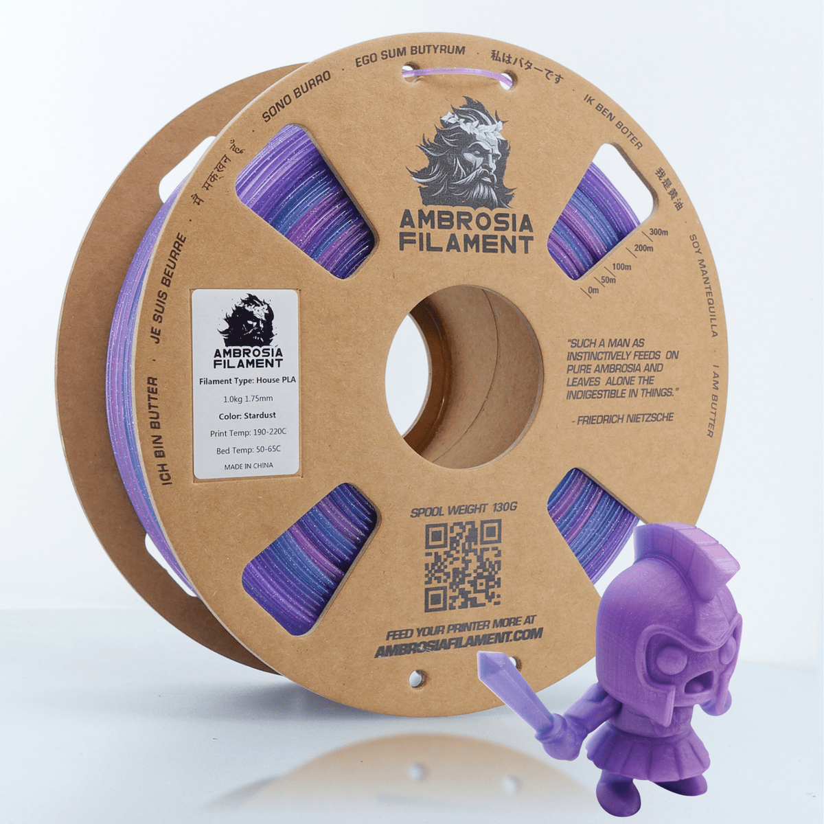 AMBROSIA Galactic Sparkle PLA — spool view 15