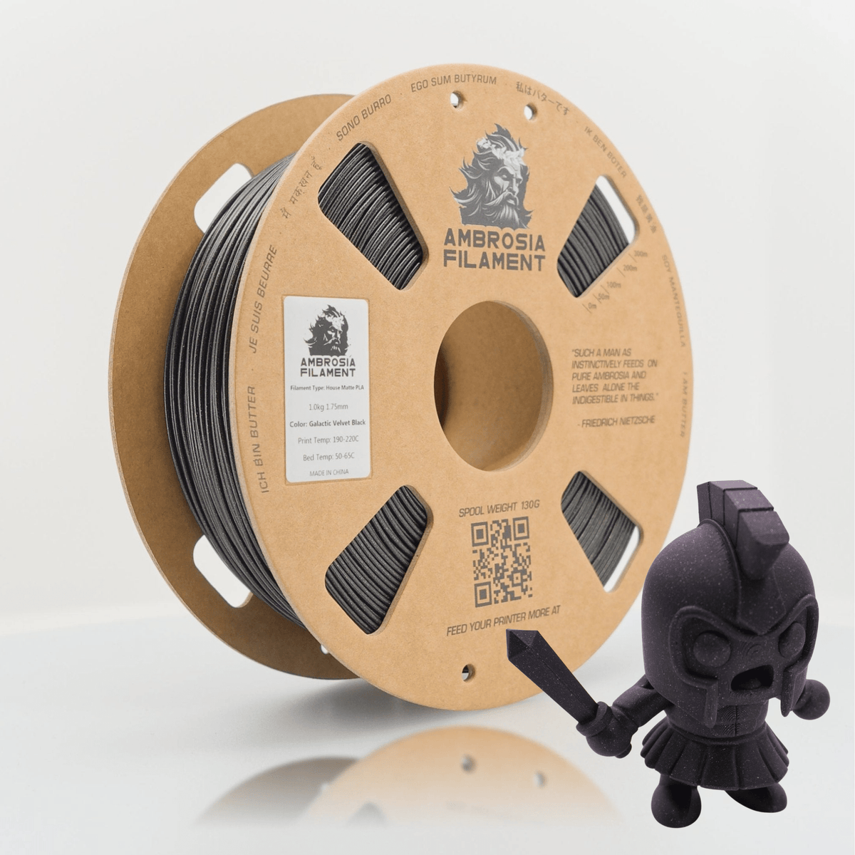 AMBROSIA Galactic Sparkle PLA — spool view 10
