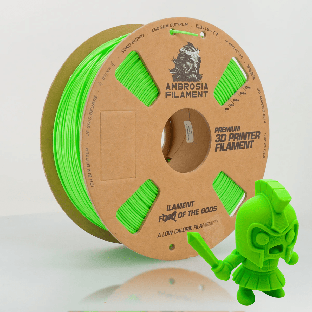 AMBROSIA PLA Filament of the Gods 1KG — spool view 6