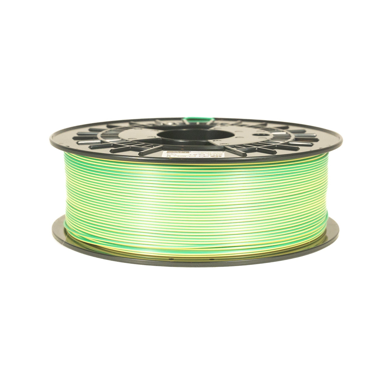Dual-Color Silk PLA+, Silky Lemon Lime, 1.75mm by 3D-Fuel – product photo 2