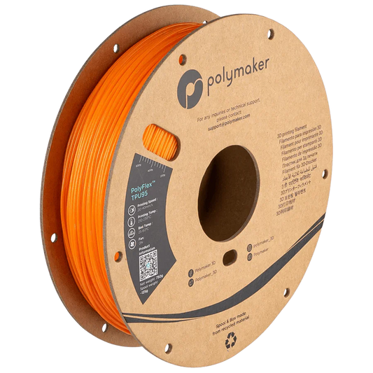 Polymaker PolyFlex TPU95 — flexible filament spool detail 1.75mm