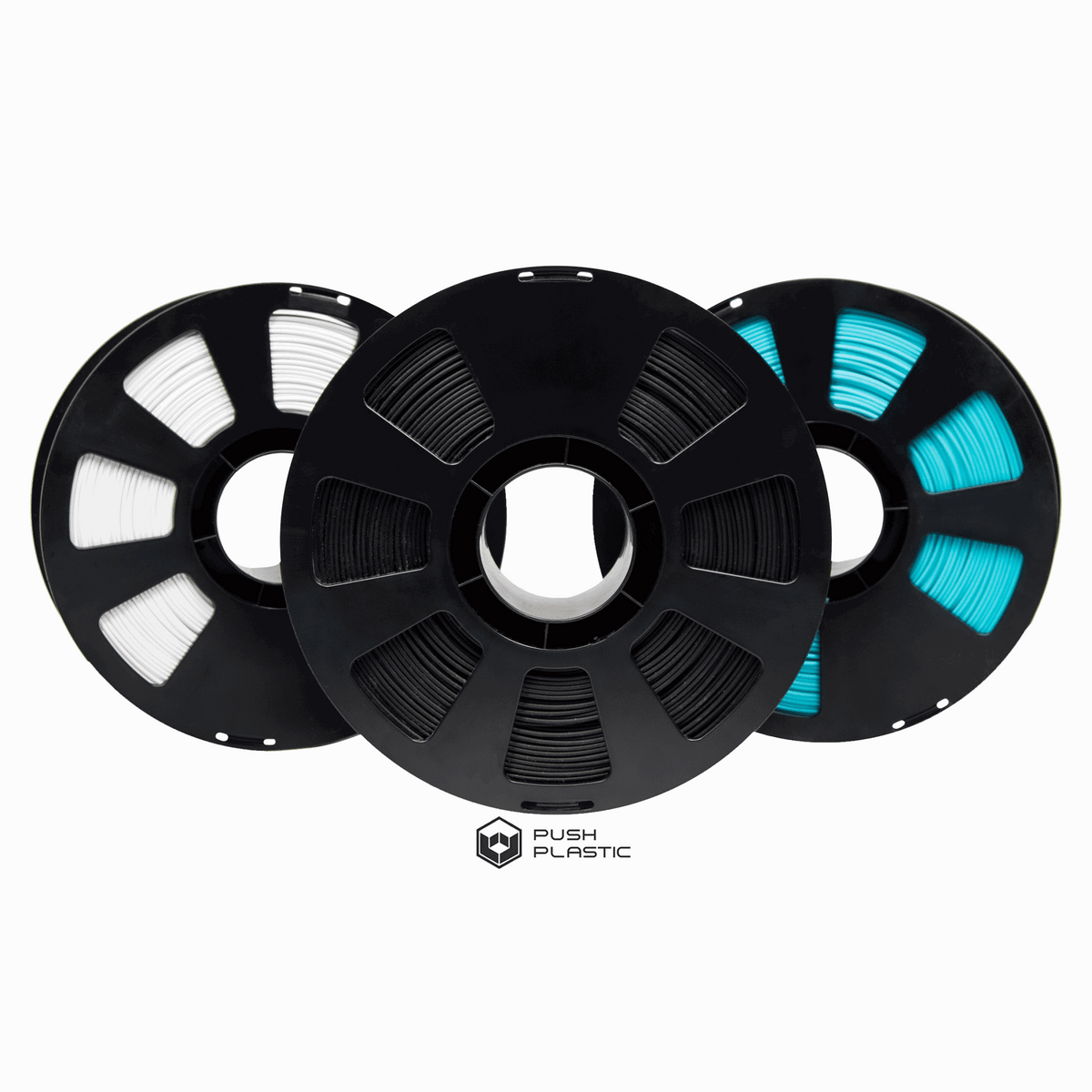 Push Plastic PLA 1.75mm filament spool