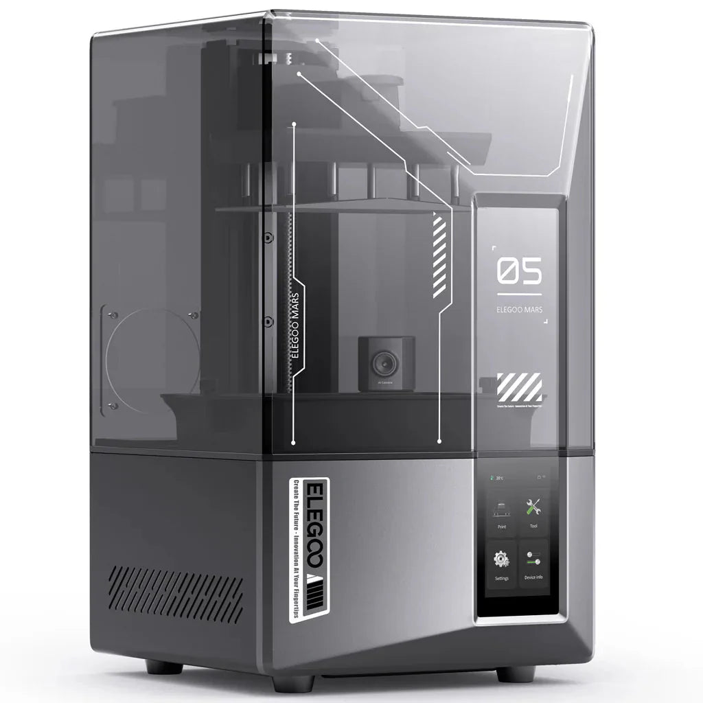 Elegoo Mars 5 Resin Printer with a white background