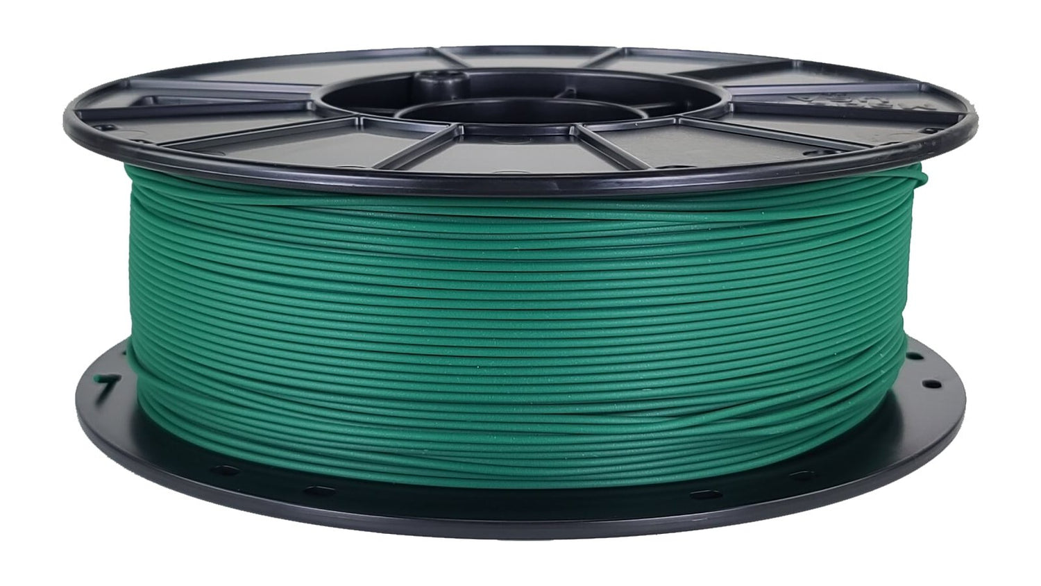 3D-Fuel green spool of PETG Pro Filament with White Background