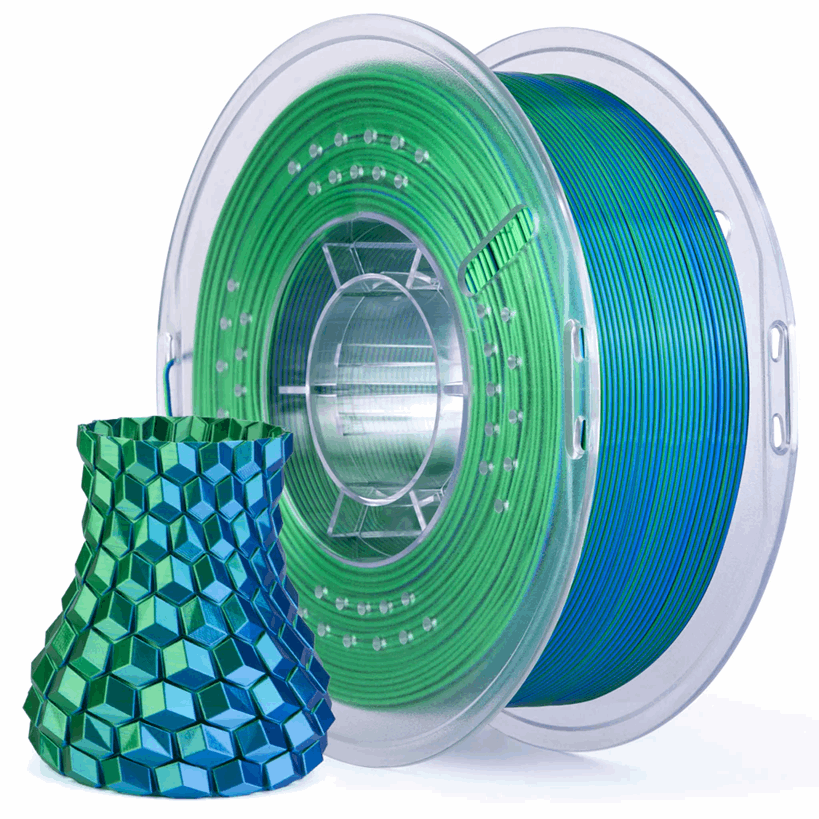 Elegoo Glossy PLA Silk Filament 1.75mm - 1kg (2.2lbs)