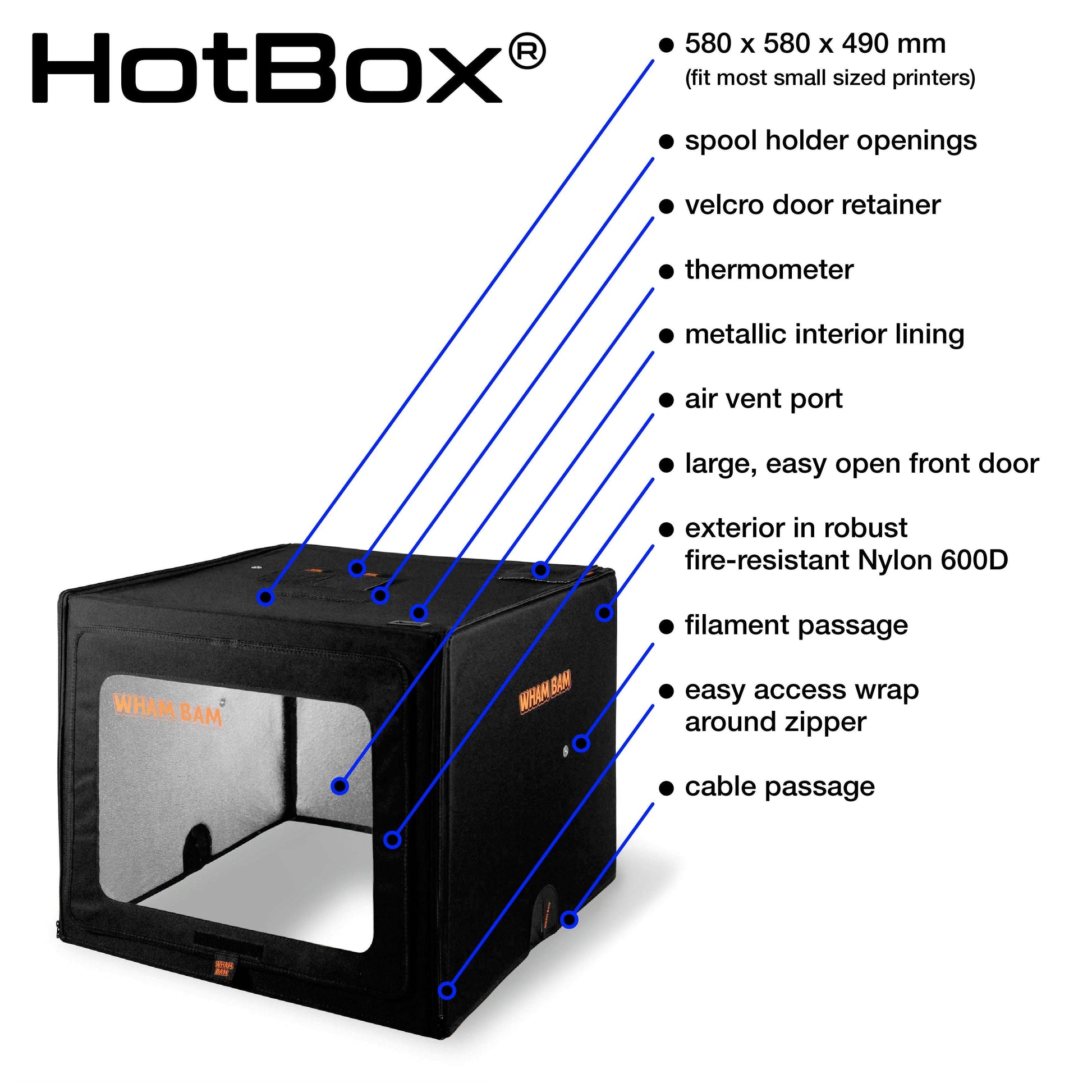 Wham Bam HotBox - 3D Printer Enclosure