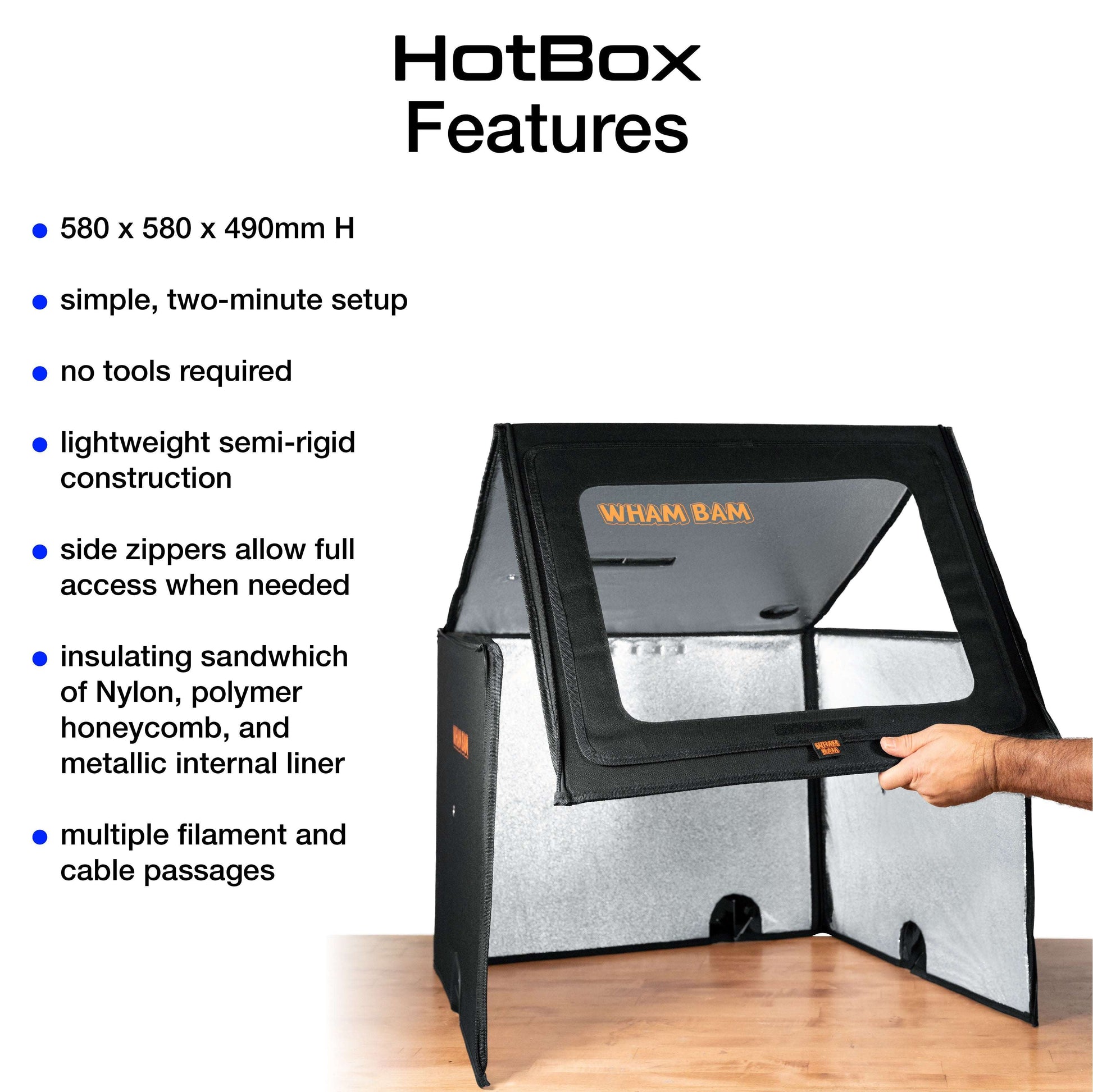 Wham Bam HotBox - 3D Printer Enclosure