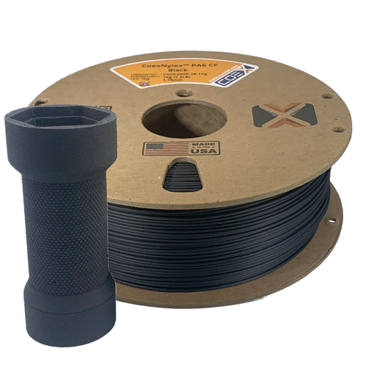 COEX 3D Black CoexNylex PA6-CF 3D printer filament 1.75mm, image 2 of 3