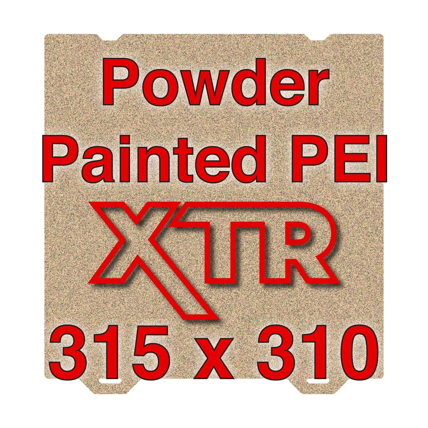 Wham Bam XTR Flexi Plate with Textured ULTEM PEI Creality K1 Max - 315 x 310