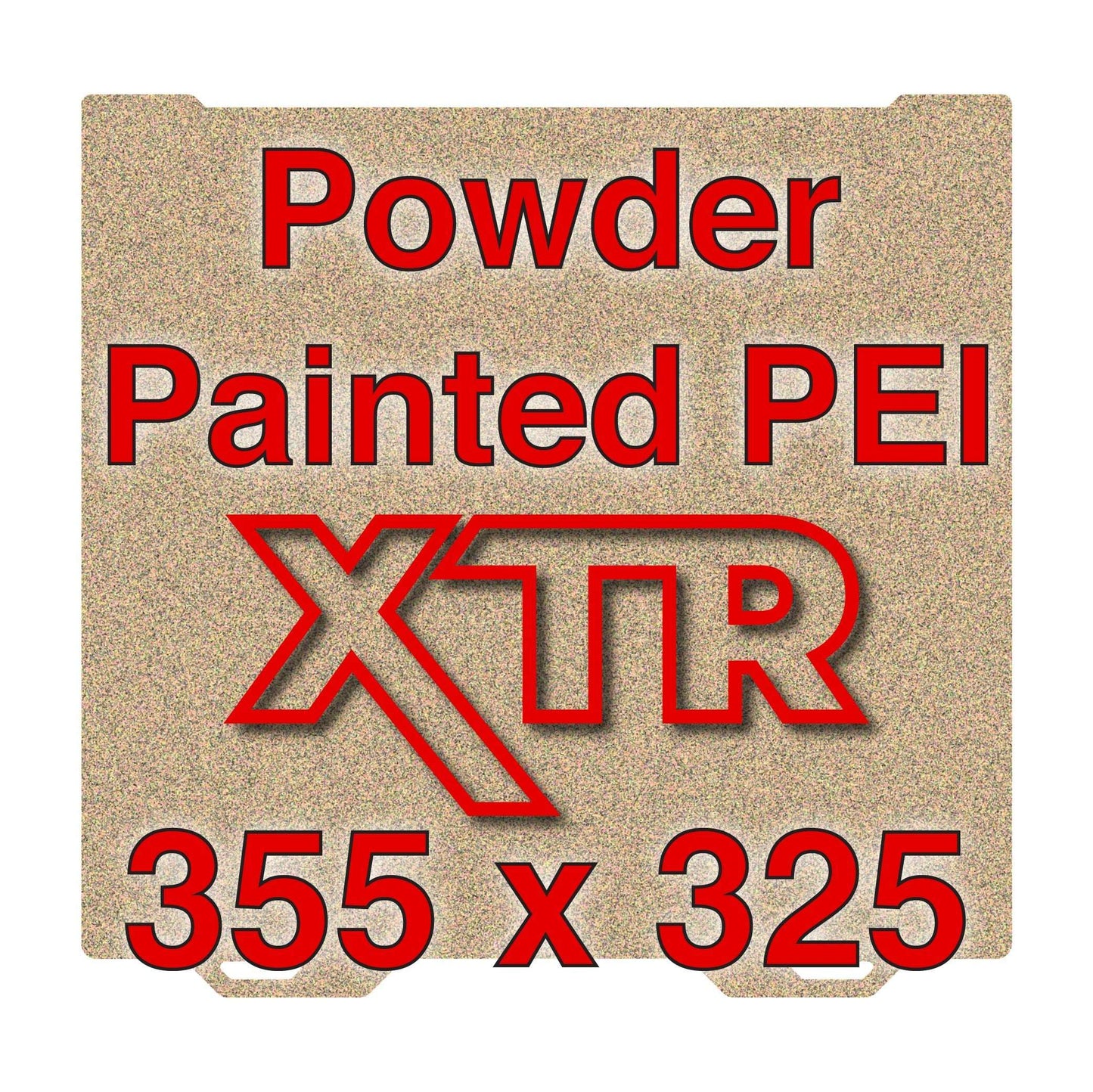 Wham Bam XTR Flexi Plate with Textured ULTEM PEI Bambu Lab H2D - 355 x 325