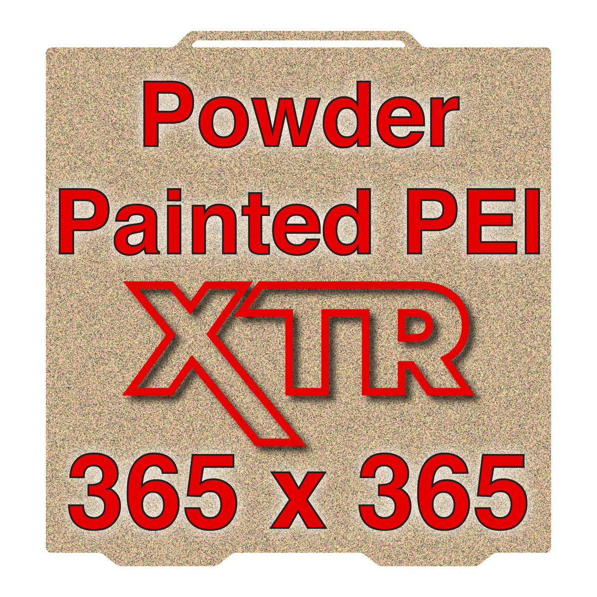 XTR Flexi Plate with Textured ULTEM PEI - Prusa XL - 365 x 365 by Wham Bam Systems – product photo 1