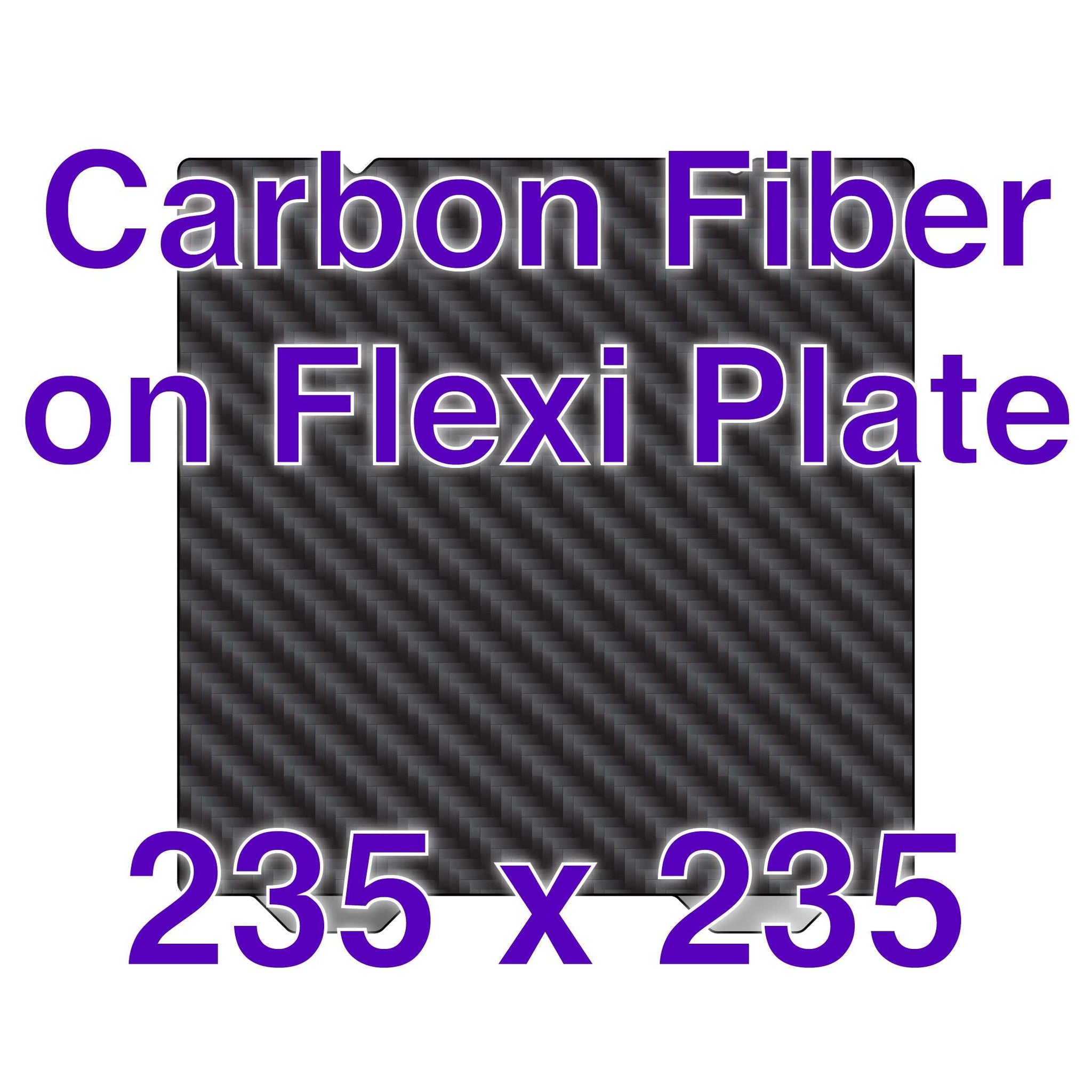 Wham Bam Flexi Plate with Carbon Fiber - Creality K1 and K1C - 235 x 235