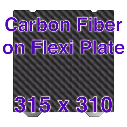 Wham Bam Flexi Plate with Carbon Fiber Creality K1  Max - 315 x 310