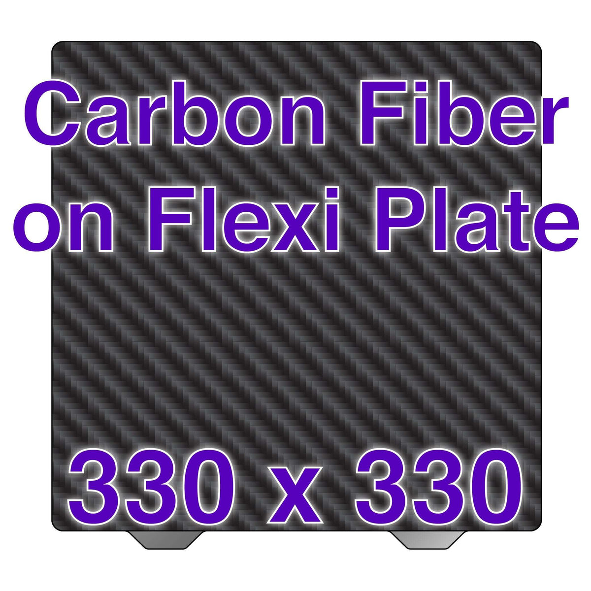 Wham Bam Flexi Plate with Carbon Fiber Elegoo Neptune 3 & QIDI Plus4 - 330 x 330