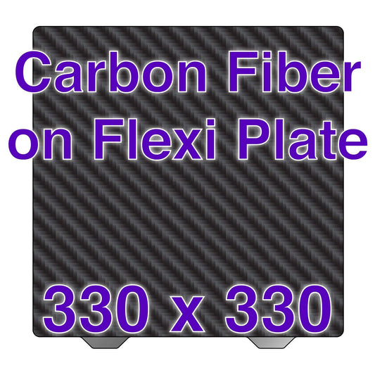 Wham Bam Flexi Plate with Carbon Fiber Elegoo Neptune 3 & QIDI Plus4 - 330 x 330