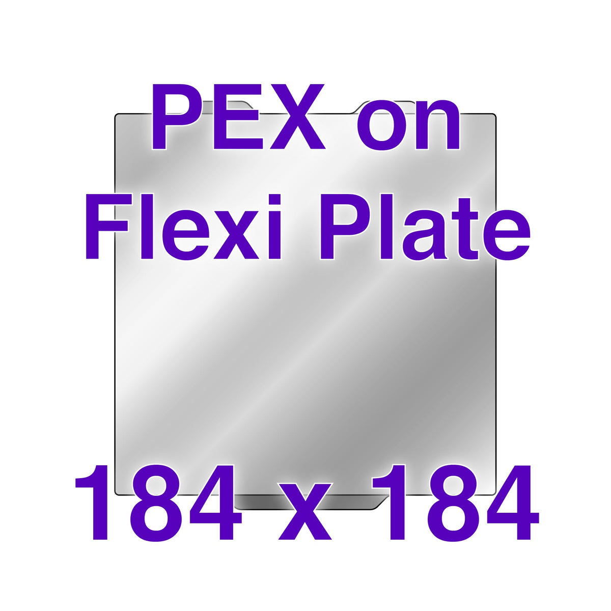 Flexi Plate with PEX - Bambu Lab A1 mini - 184 x 184 by Wham Bam Systems – product photo 1