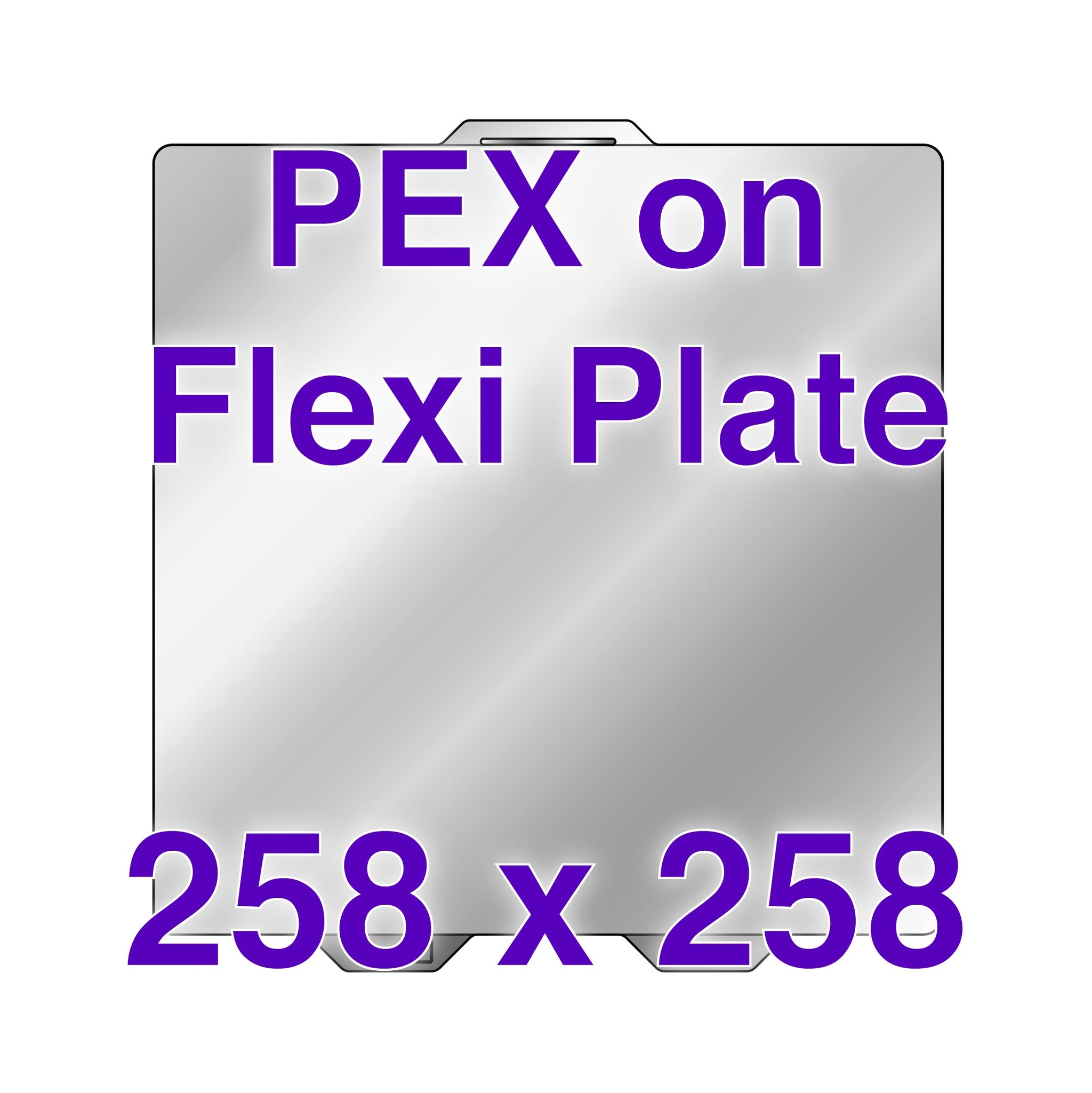Wham Bam Flexi Plate with PEX Bambu Lab A1, X1 Series, P1 Series - 258 x 258