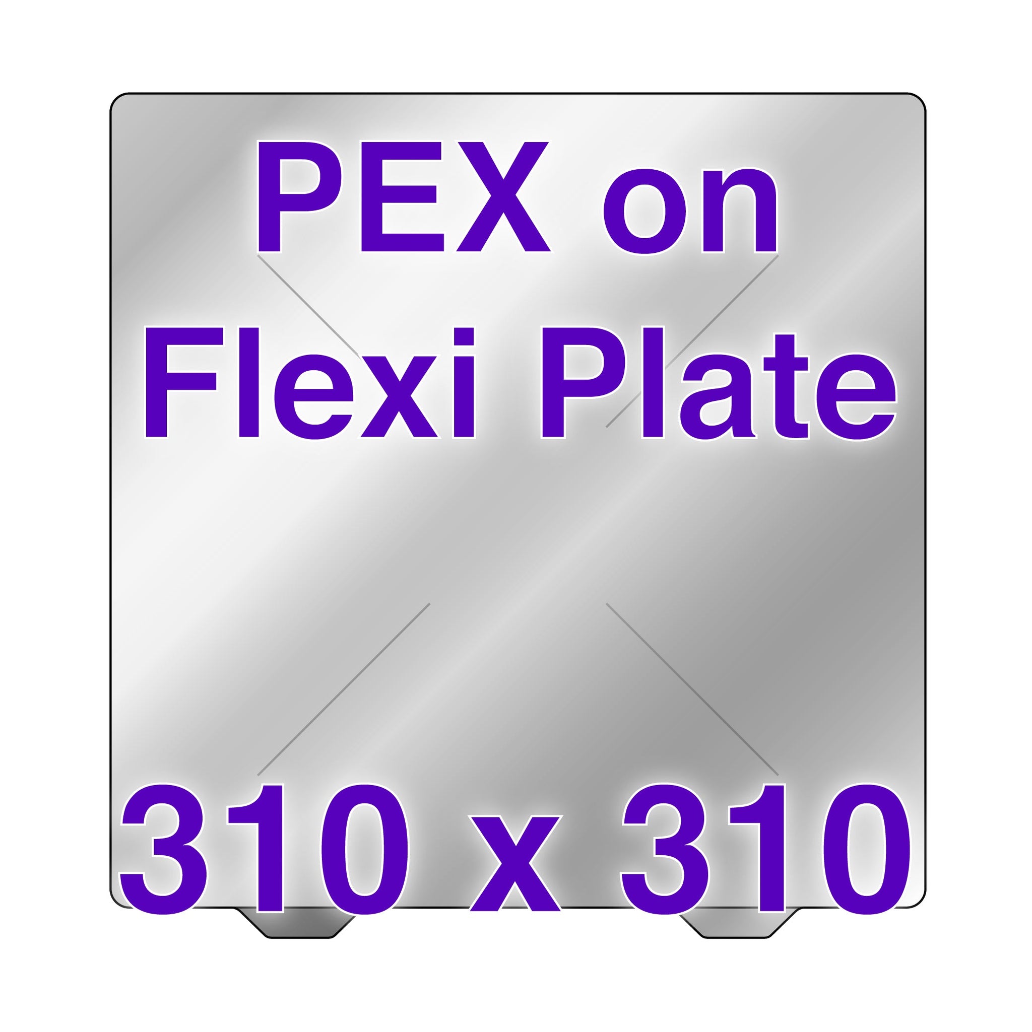 Wham Bam Flexi Plate with PEX Creality CR-10 & CR-10S - 310 x 310