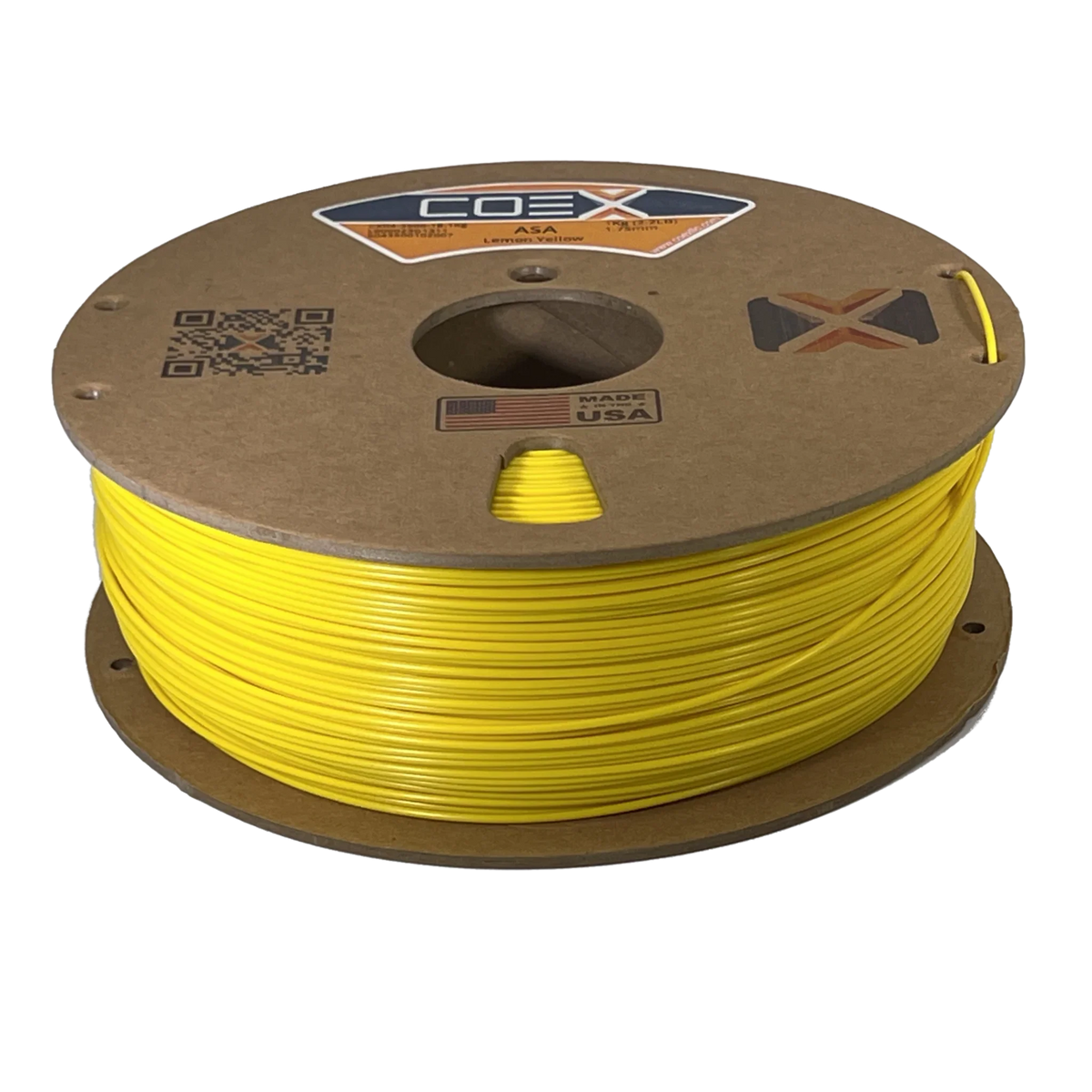 COEX 3D Lemon Yellow ASA Prime 3D printer filament 1.75mm & 2.85mm