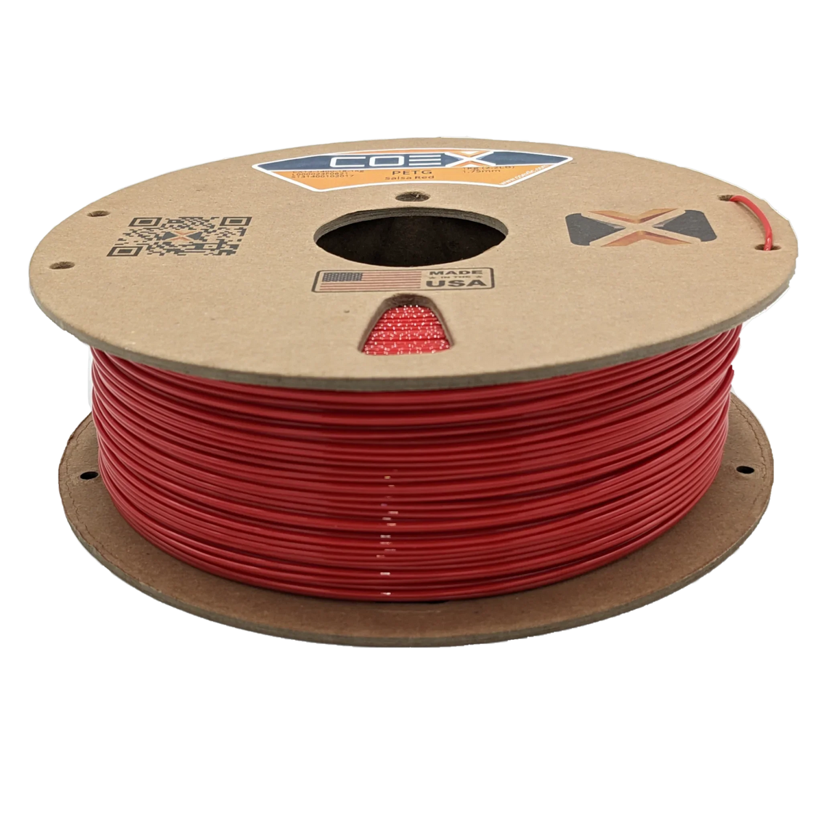 COEX 3D Salsa Red PETG 3D printer filament 1.75mm & 2.85mm