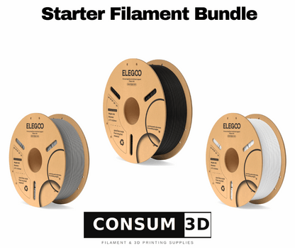 Elegoo Eco-Friendly PLA Filament 1.75mm Starter Bundle - 3 Spools