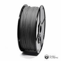 Push Plastic ABS filament in Dark Grey, 1.75mm 1kg spool