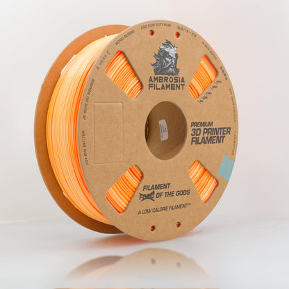 Ambrosia ASA filament in Creamsicle, 1kg AMS-friendly cardboard spool