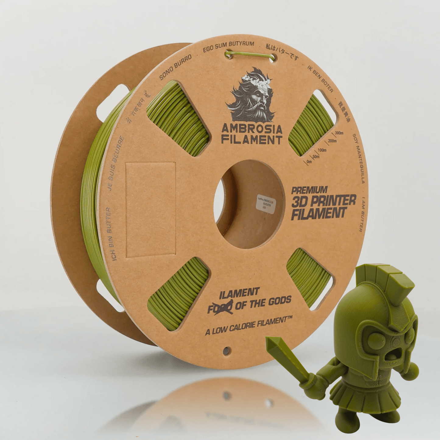 AMBROSIA ASA Filament of the Gods - 1KG Bambu AMS Friendly Cardboard Spools Premium 3D Printing Filament House ASA