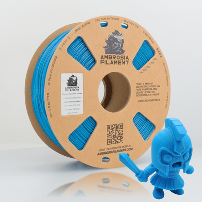 Ambrosia ASA Galactic sparkle filament in Galactic Planetary Blue, 1kg cardboard spool