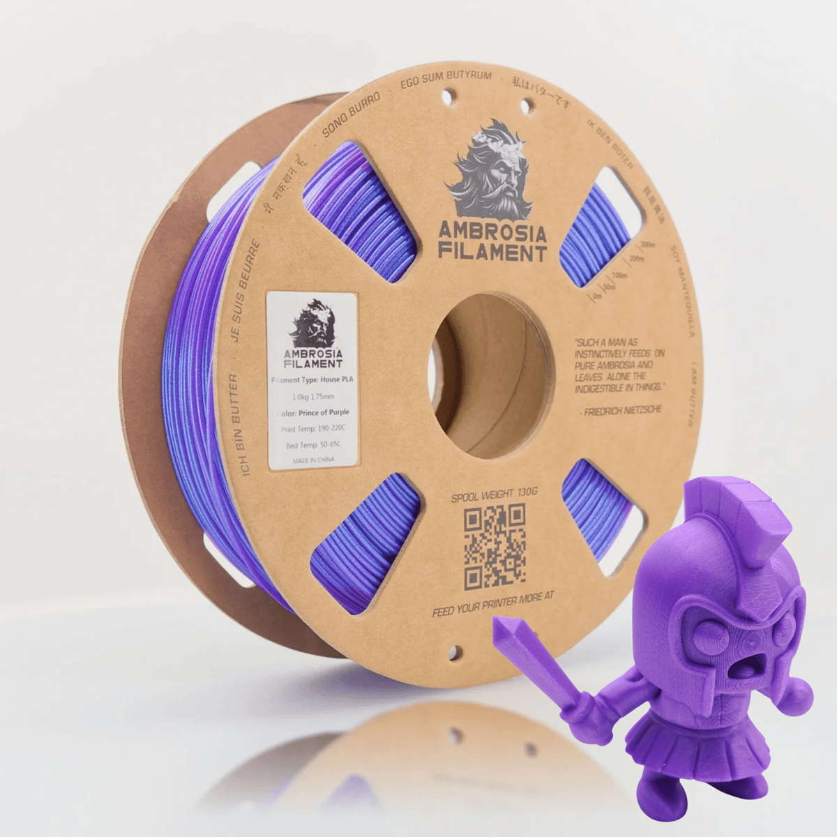 AMBROSIA Dolos Color Shifting PLA — Titanium Anno refill core