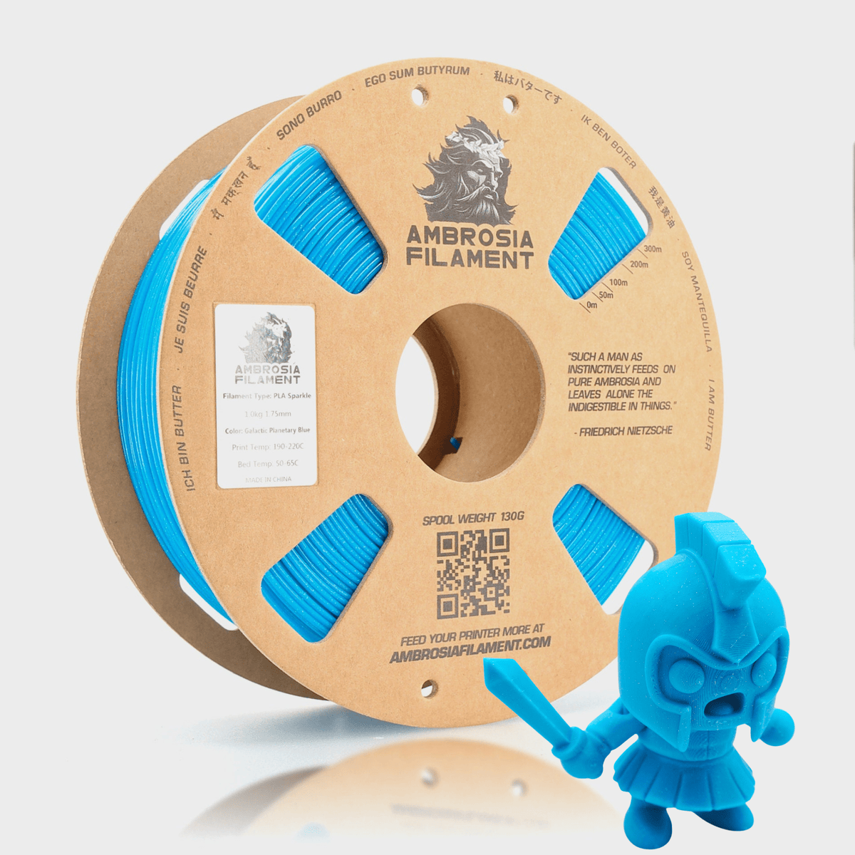 AMBROSIA Galactic Sparkle PLA — spool view 6