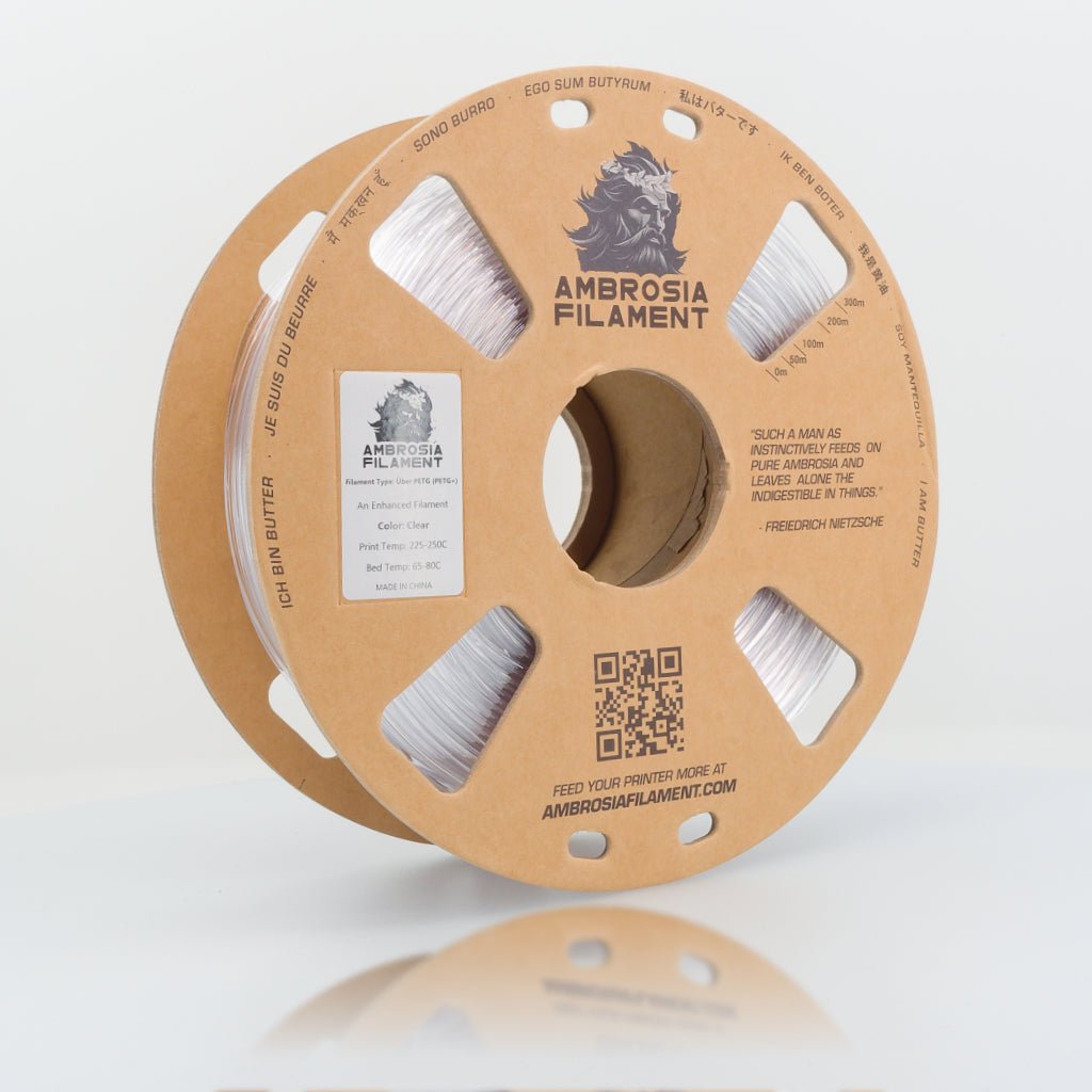 AMBROSIA PETG Filament of the Gods — spool view 4