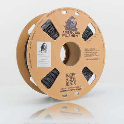 Spool of Ambrosia Filament on a white background