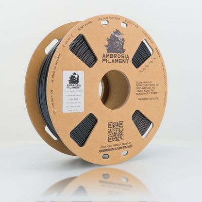 Spool of Ambrosia Filament on a white background