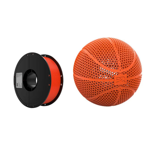 BIQU PLA-HR flexible filament in Orange, 1.75mm 1kg spool