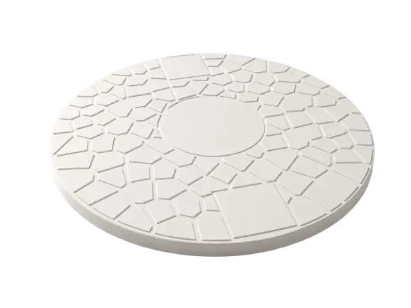 White CaptureDisc Basic capture disc on a transparent background