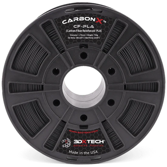 CarbonX PLA+CF 3D Printer Filament by 3DXTech Made in USA 750g – product photo