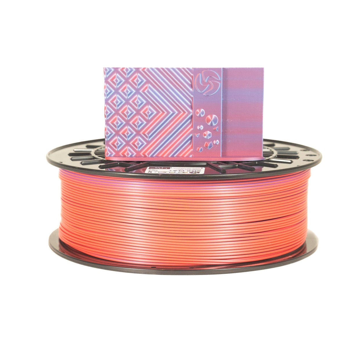 Dual-Color Silk PLA+, Silky Blushing Violet, 1.75mm by 3D-Fuel – product photo 4