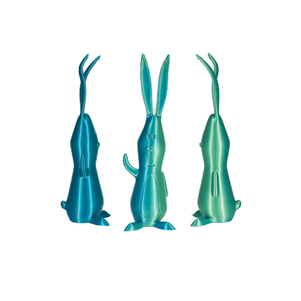 Dual-Color Silk PLA+, Silky Lagoon, 1.75mm by 3D-Fuel – product photo 1